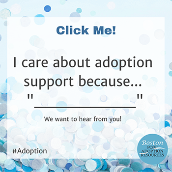 I care about adoption support because